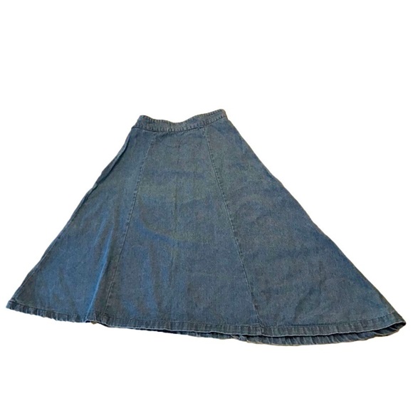 Mango Asymmetrical Jean Skirt Women’s size Small - Picture 4 of 11